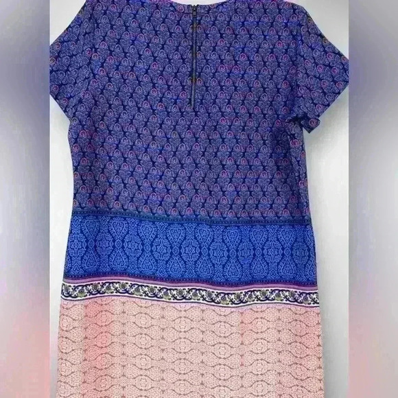 Adrianne Vittanini Womens Geometric Print Shift Dress Size 6 - Picture 5 of 9